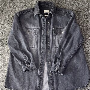 Universal Thread Charcoal Shirt Jacket